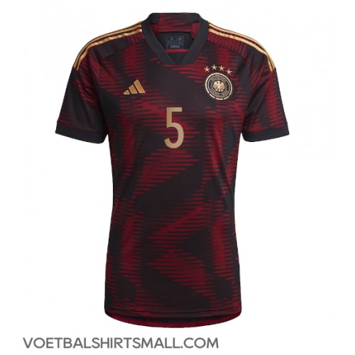 Duitsland Thilo Kehrer #5 Voetbalkleding Uitshirt WK 2022 Korte Mouwen